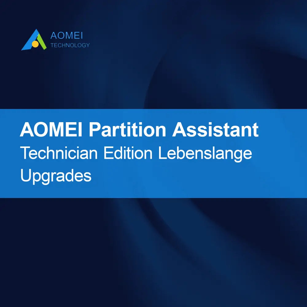 AOMEI Partition Assistant Technician Edition Δια βίου αναβαθμίσεις