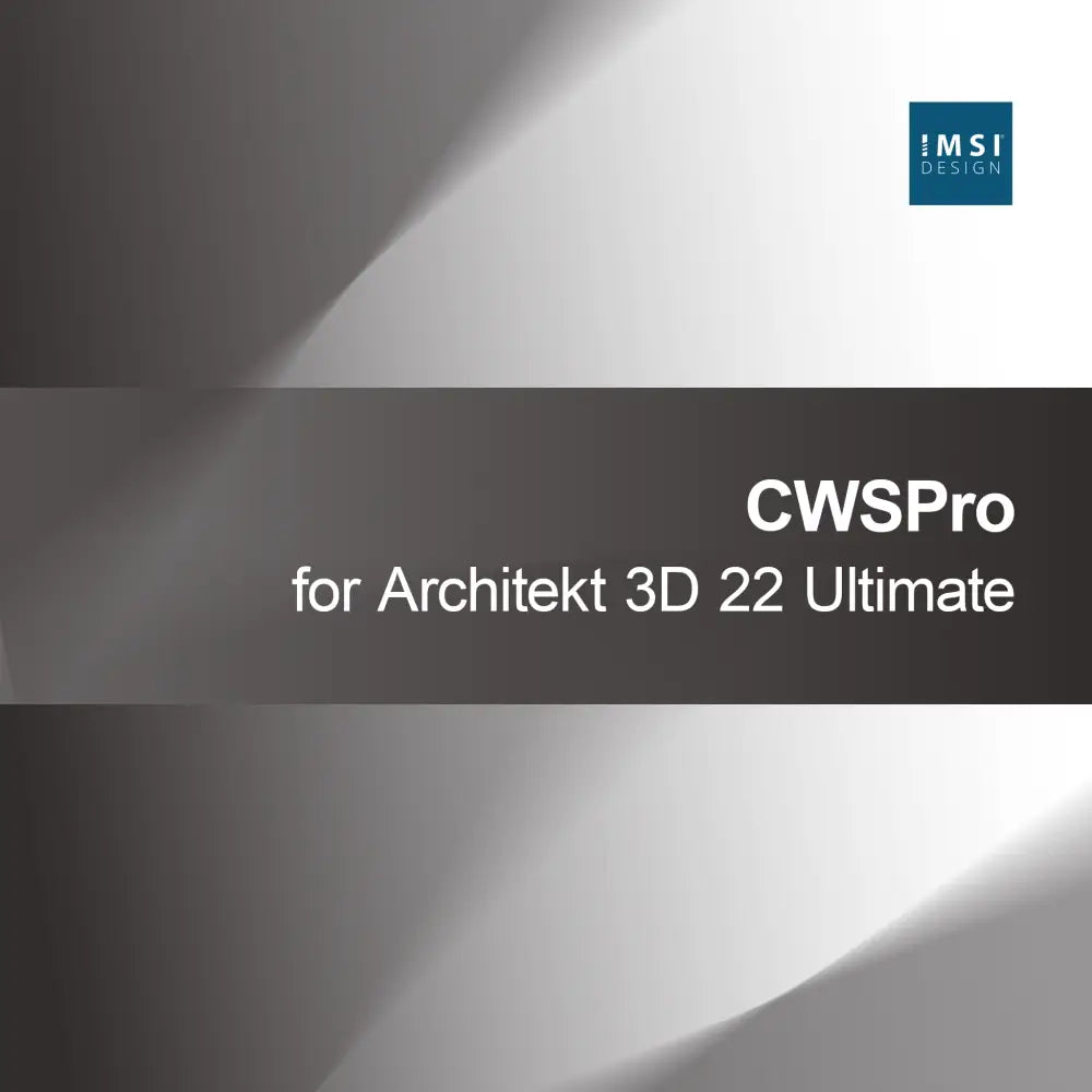CWSPro για Architekt 3D 22 Ultimate