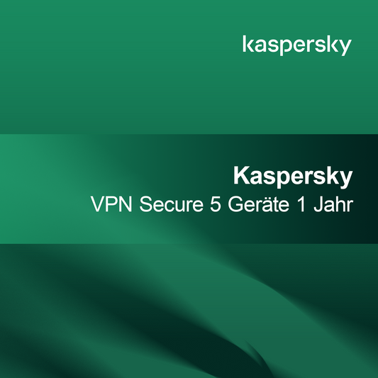Kaspersky VPN Secure 5 apparaten 1 jaar