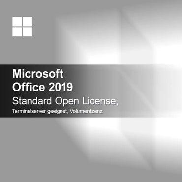 Microsoft Office 2019 Standard Open License, geschikt voor terminalserver, volumelicentie