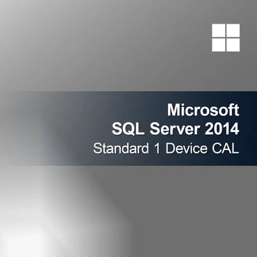 Microsoft SQL Server 2014 Standard 1 apparaat CAL