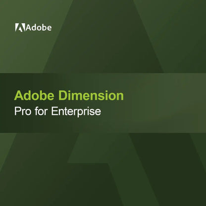 Adobe Dimension - Pro voor Enterprise