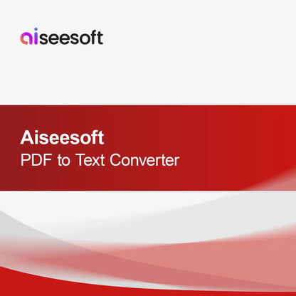 Aiseesoft PDF σε Μετατροπέα Κειμένου