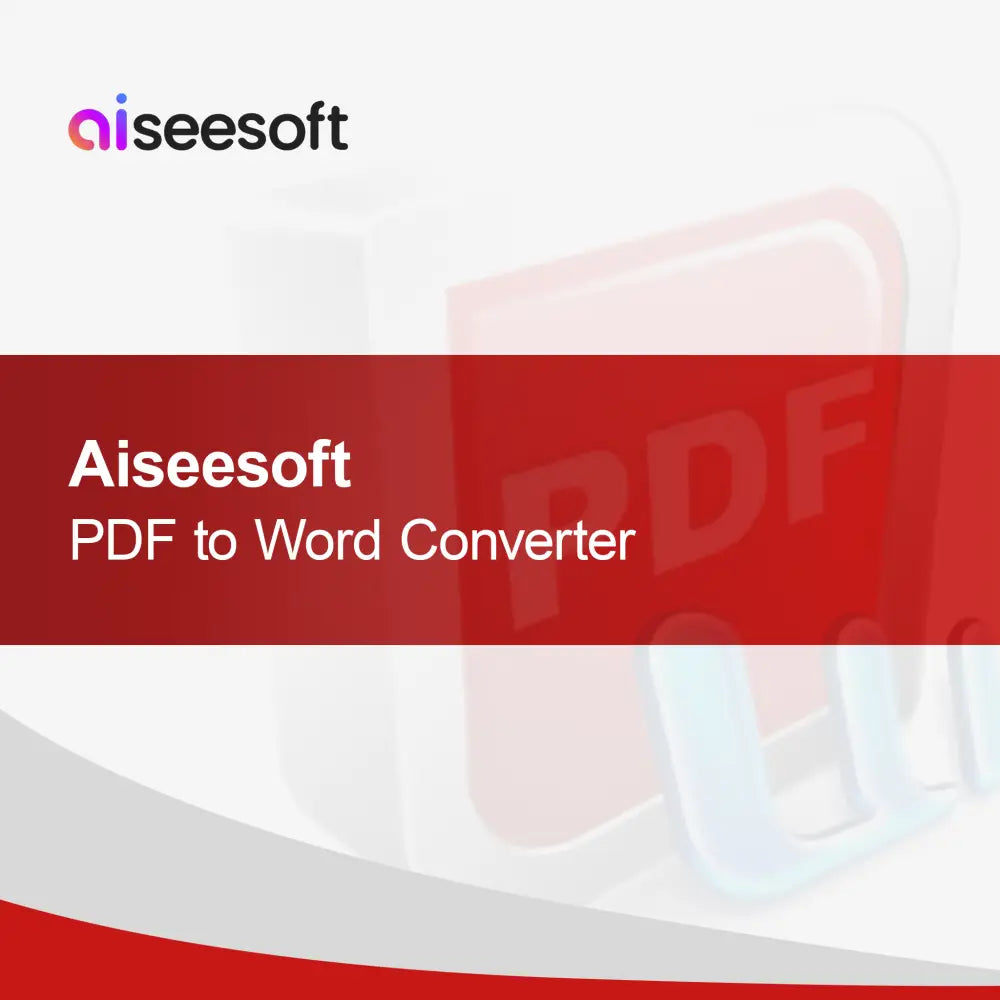 Aiseesoft PDF naar Word Converter