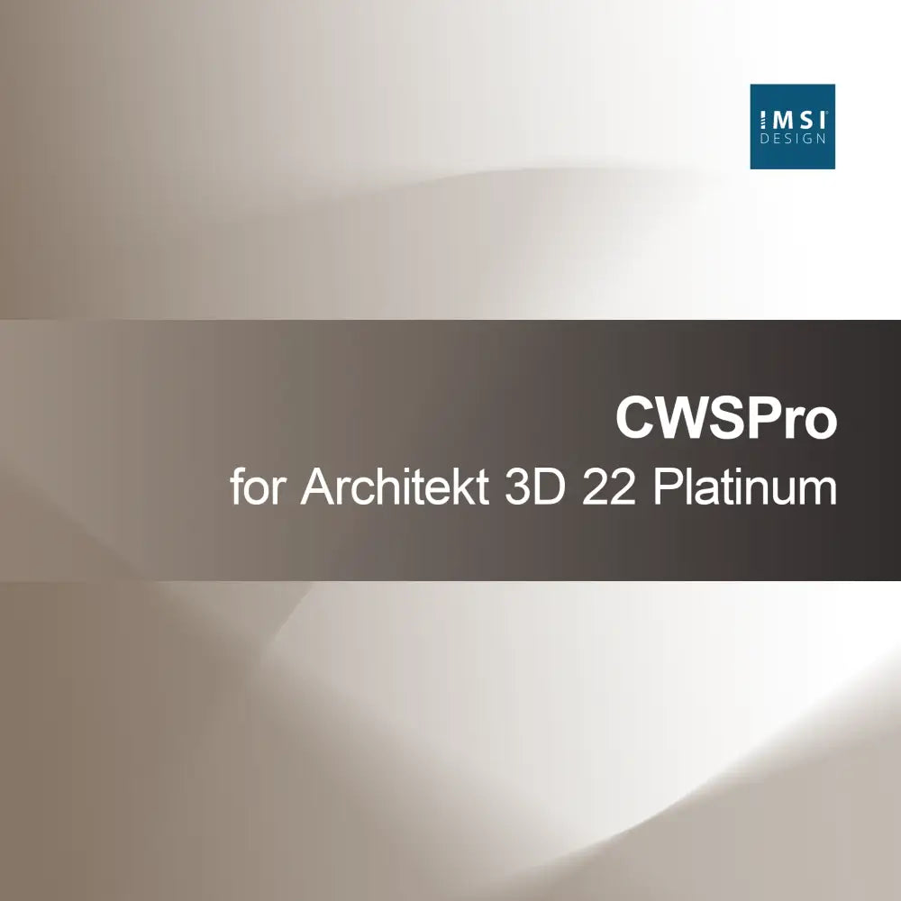 CWSPro για Architekt 3D 22 Platinum