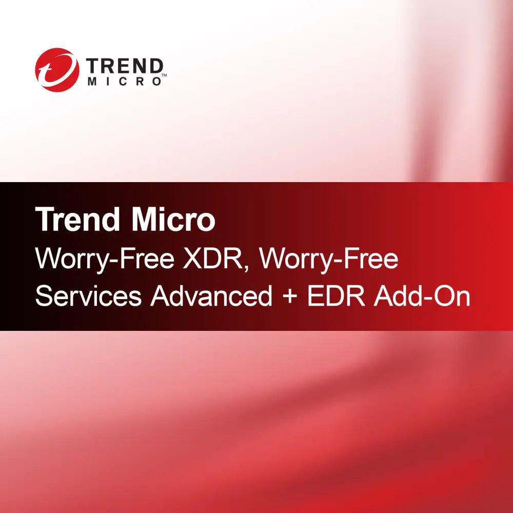 Trend Micro Worry-Free XDR, Worry-Free Services Geavanceerd + EDR Add-On