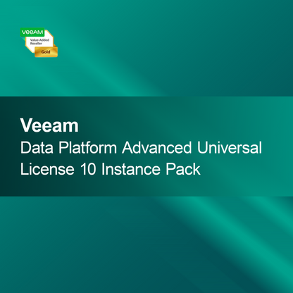 Veeam Data Platform Προηγμένη Καθολική Άδεια Πακέτο 10 Περιπτώσεων