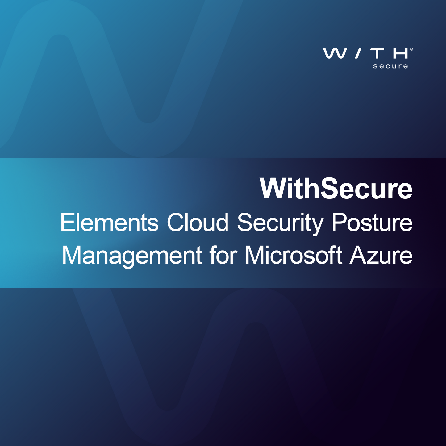 WithSecure Elements Cloud Security Posture Management voor Microsoft Azure