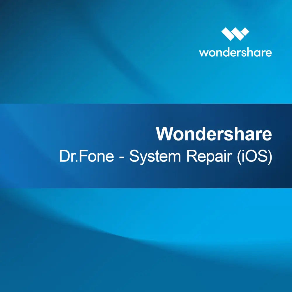 Wondershare Dr.Fone - Επισκευή Συστήματος (iOS)